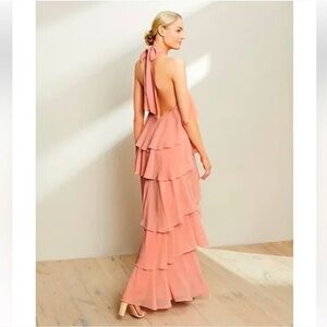 NWT | Antonio Melani | Mariella Crinkled Chiffon Maxi Dress | Sz 4